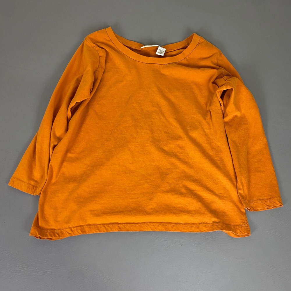 Vintage Roamans T-Shirt Top Women's Plus Size 1X‎ Orange Long Sleeve Cotton